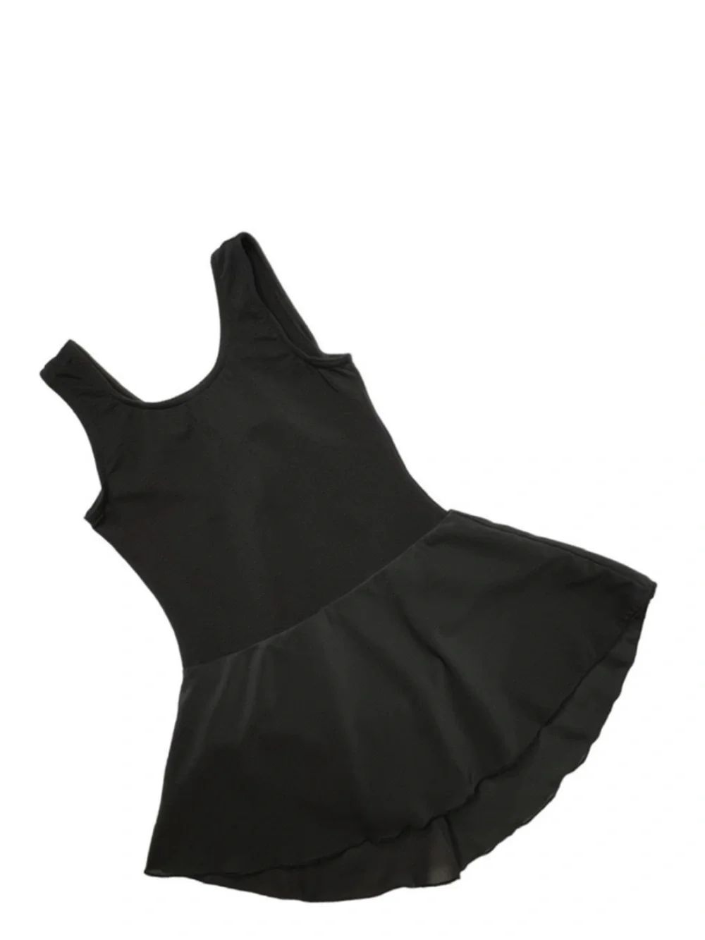 Sansha Esona Ballet Leotard Dress Black Size G = Girl’s 14 Skirt Tank New NWT